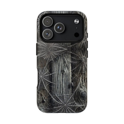 Spiderwebs Barnwood Magnetic Case - iPhone 18 Pro