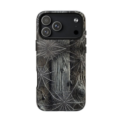 Spiderwebs Barnwood Magnetic Case - iPhone 18 Pro Max