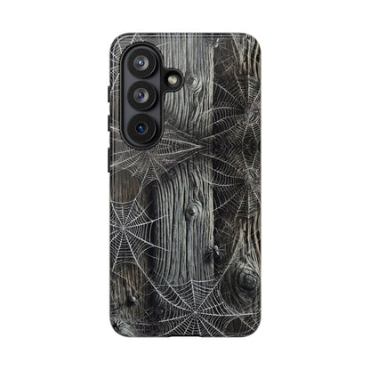Spiderwebs Barnwood Tough Case