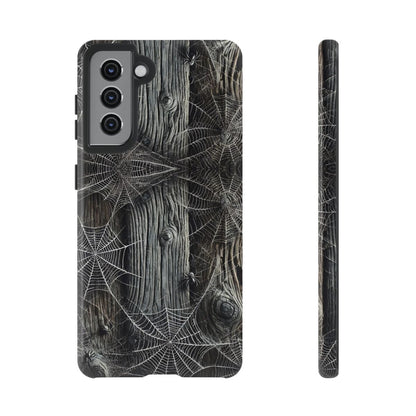Spiderwebs Barnwood Tough Case