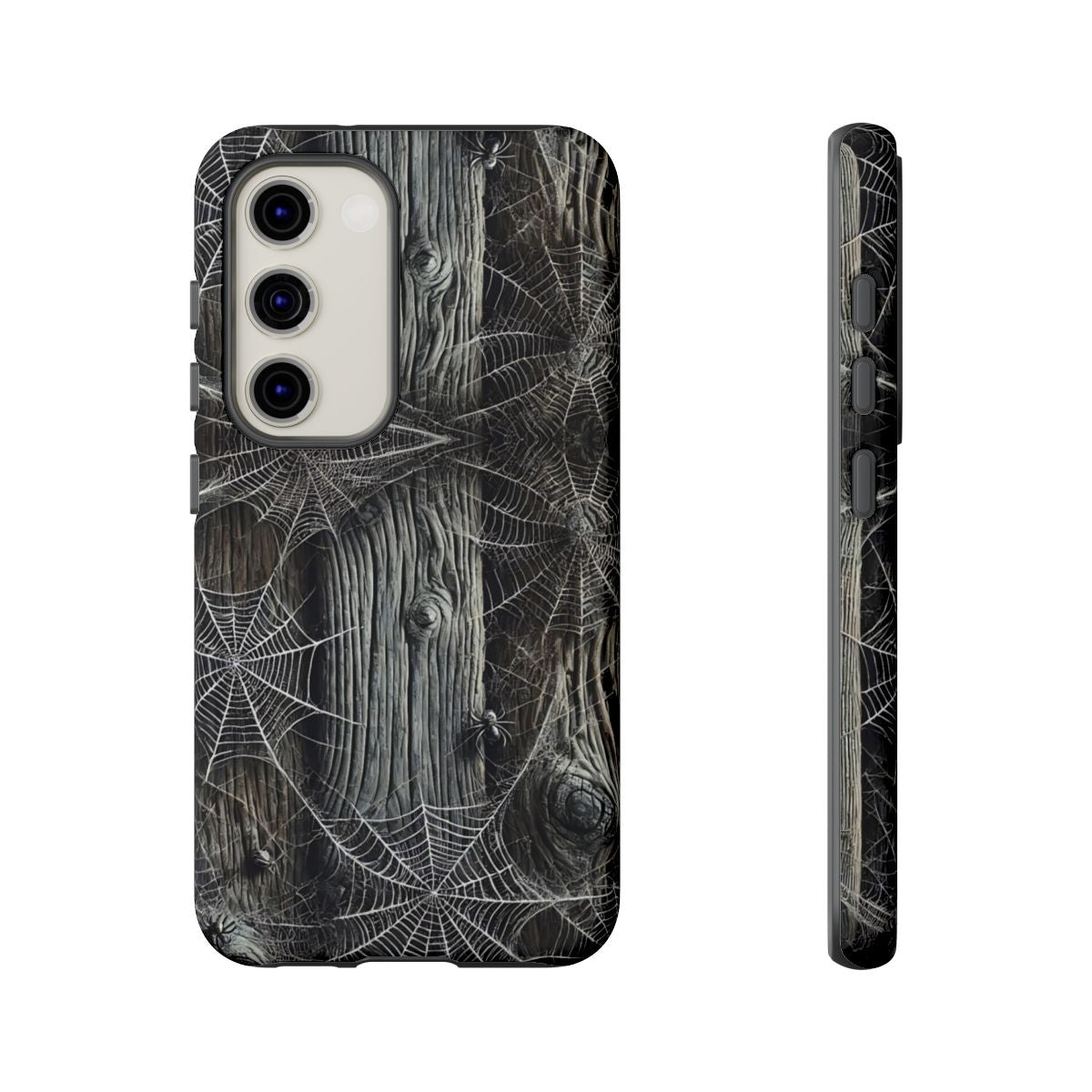 Spiderwebs Barnwood Tough Case