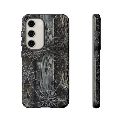Spiderwebs Barnwood Tough Case