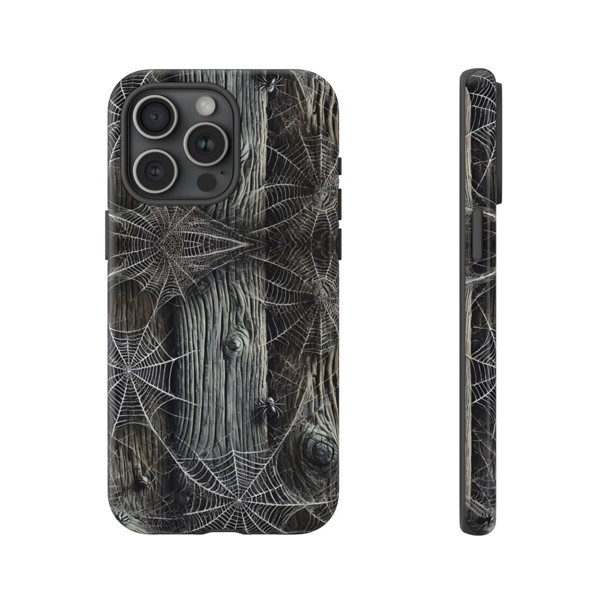 Spiderwebs Barnwood Tough Case