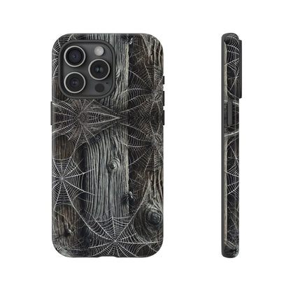 Spiderwebs Barnwood Tough Case