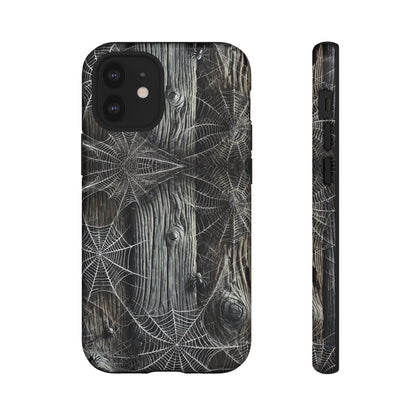 Spiderwebs Barnwood Tough Case