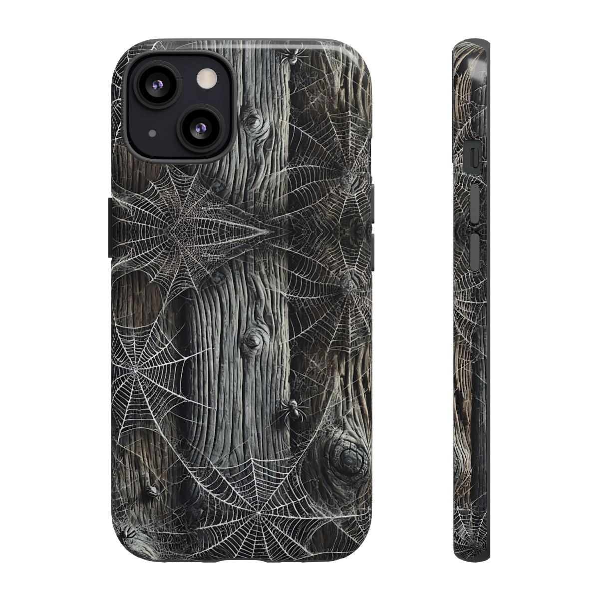 Spiderwebs Barnwood Tough Case