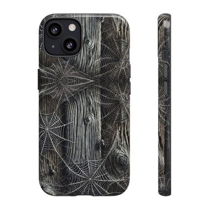 Spiderwebs Barnwood Tough Case