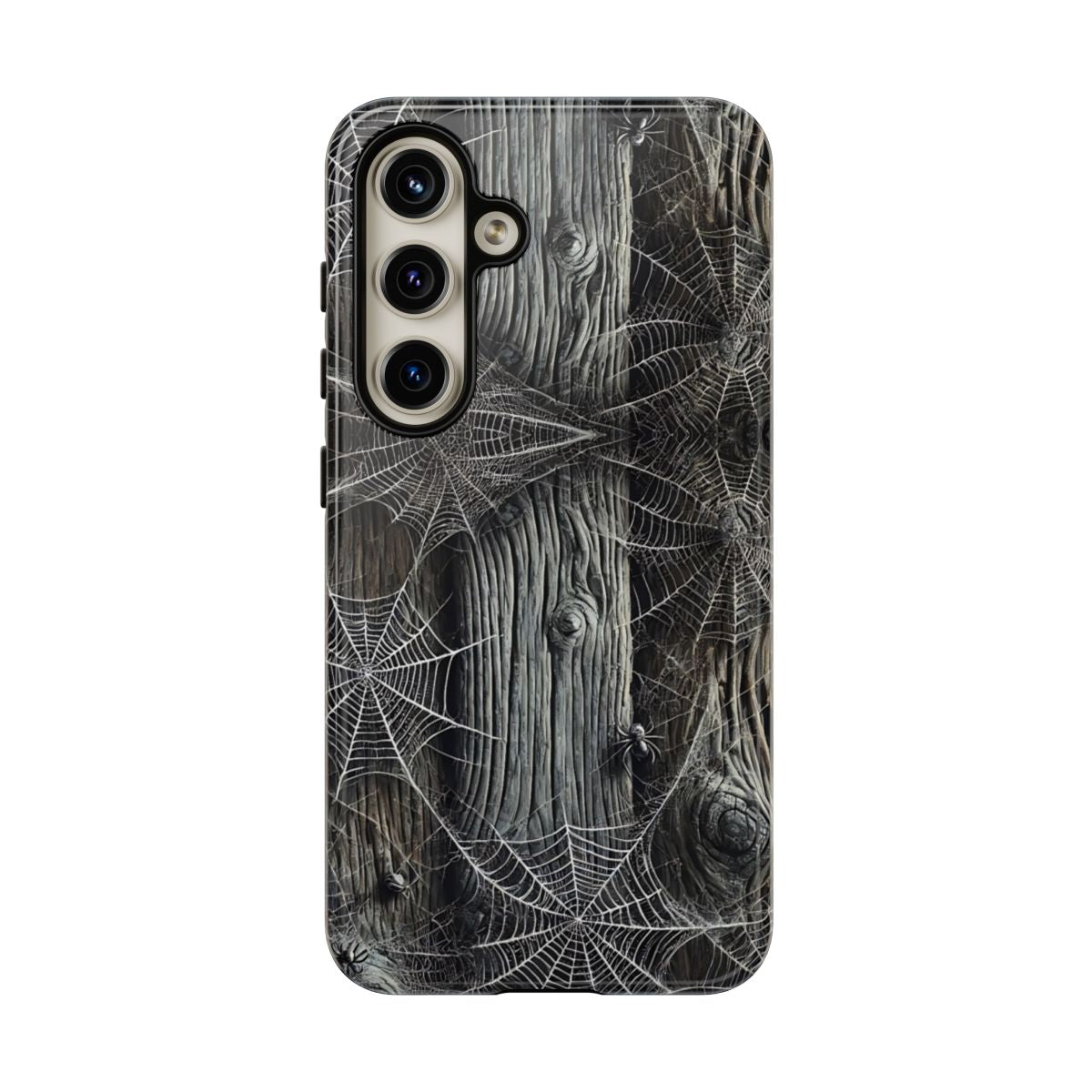 Spiderwebs Barnwood Tough Case