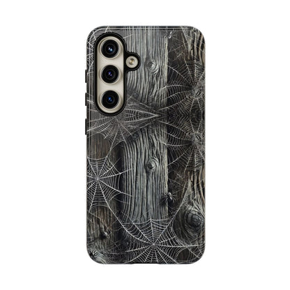 Spiderwebs Barnwood Tough Case