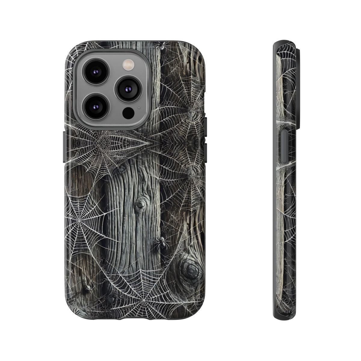 Spiderwebs Barnwood Tough Case