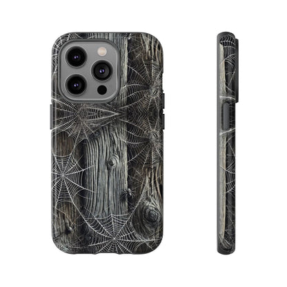 Spiderwebs Barnwood Tough Case