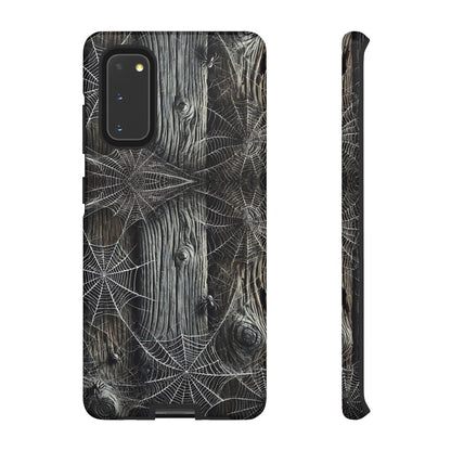Spiderwebs Barnwood Tough Case