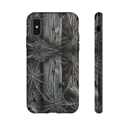 Spiderwebs Barnwood Tough Case