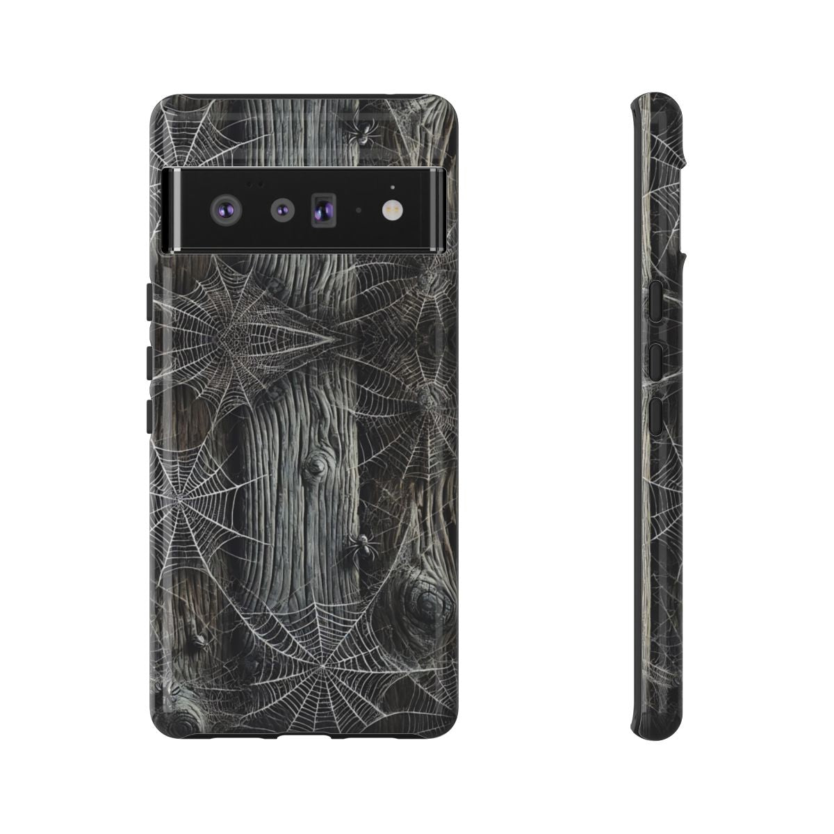 Spiderwebs Barnwood Tough Case