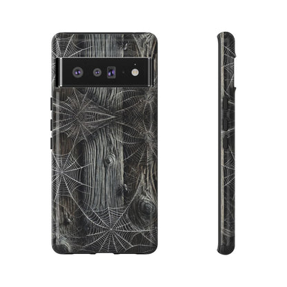 Spiderwebs Barnwood Tough Case