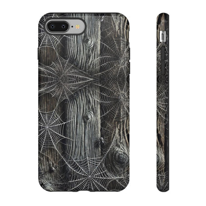 Spiderwebs Barnwood Tough Case