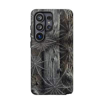 Spiderwebs Barnwood Tough Case