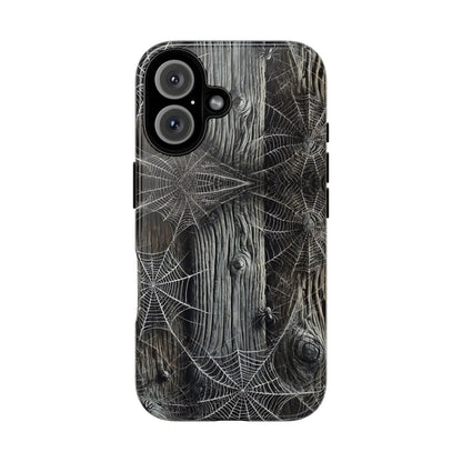 Spiderwebs Barnwood Tough Case
