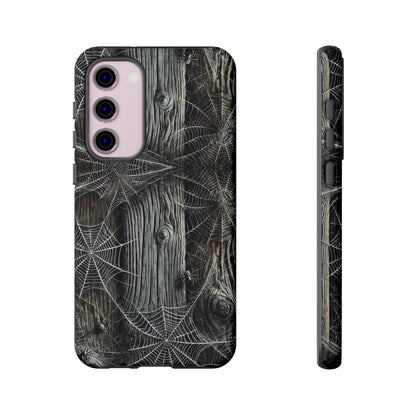 Spiderwebs Barnwood Tough Case