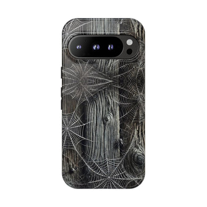 Spiderwebs Barnwood Tough Case
