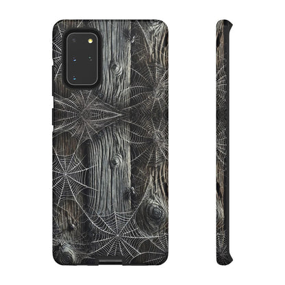 Spiderwebs Barnwood Tough Case