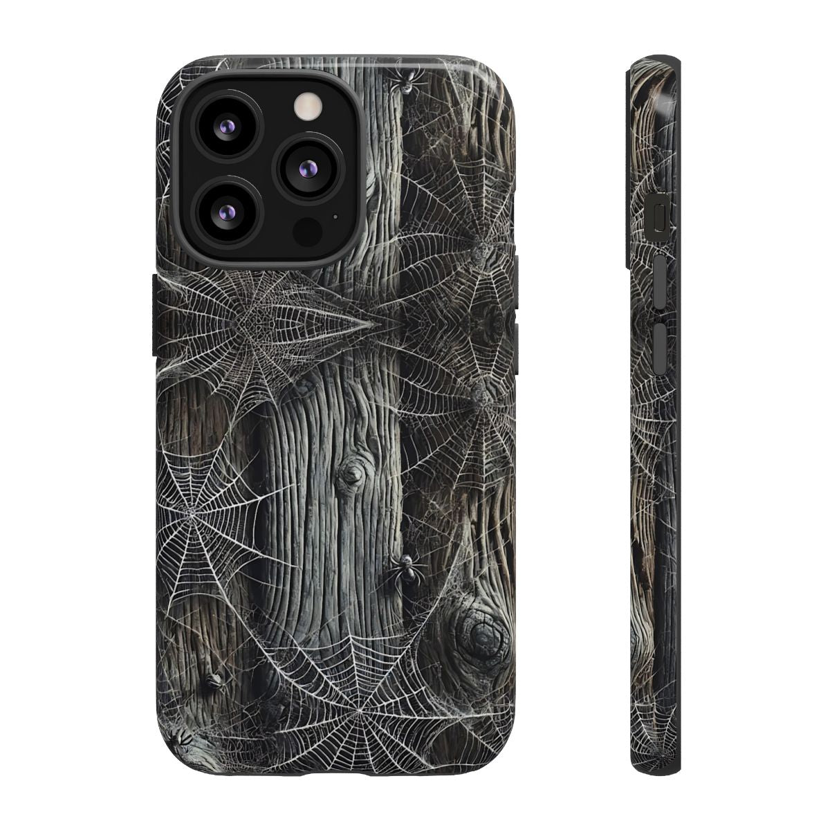 Spiderwebs Barnwood Tough Case