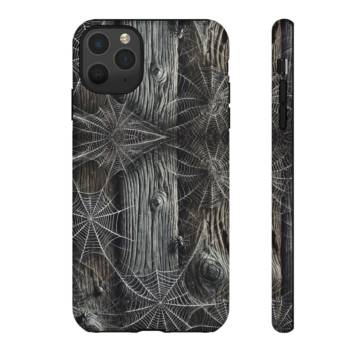 Spiderwebs Barnwood Tough Case