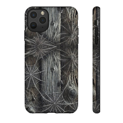 Spiderwebs Barnwood Tough Case
