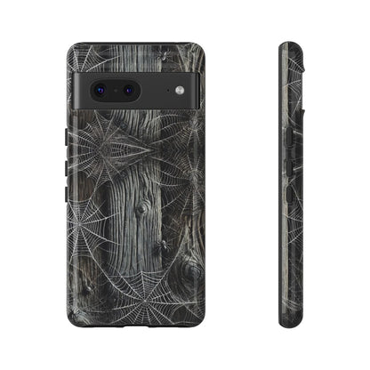 Spiderwebs Barnwood Tough Case