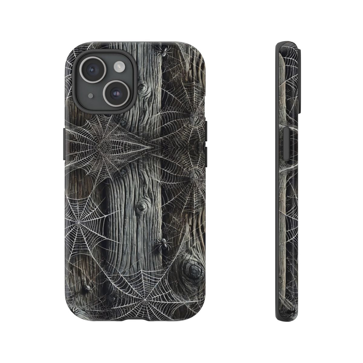 Spiderwebs Barnwood Tough Case