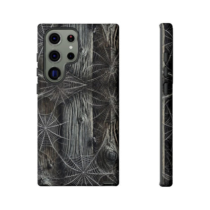 Spiderwebs Barnwood Tough Case