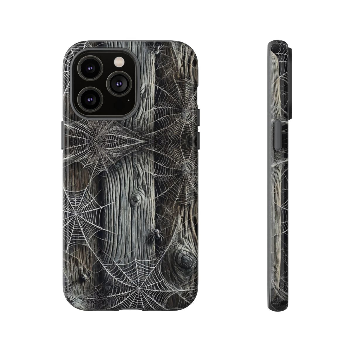 Spiderwebs Barnwood Tough Case