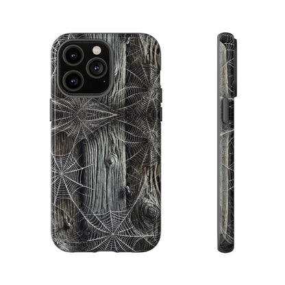 Spiderwebs Barnwood Tough Case