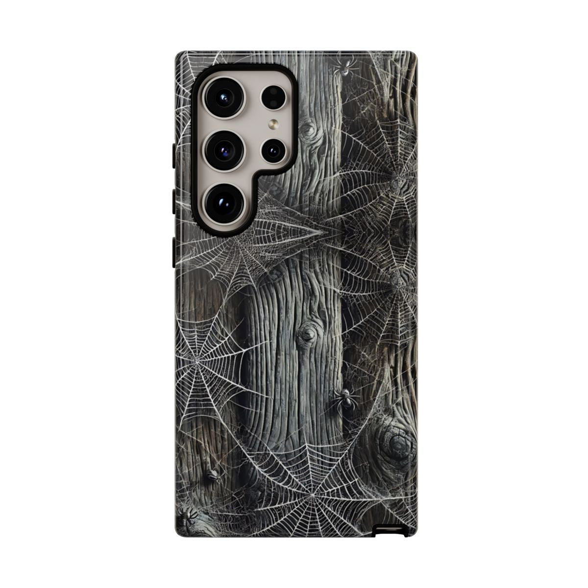 Spiderwebs Barnwood Tough Case