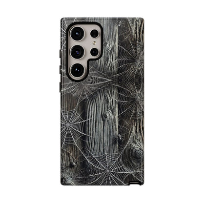Spiderwebs Barnwood Tough Case