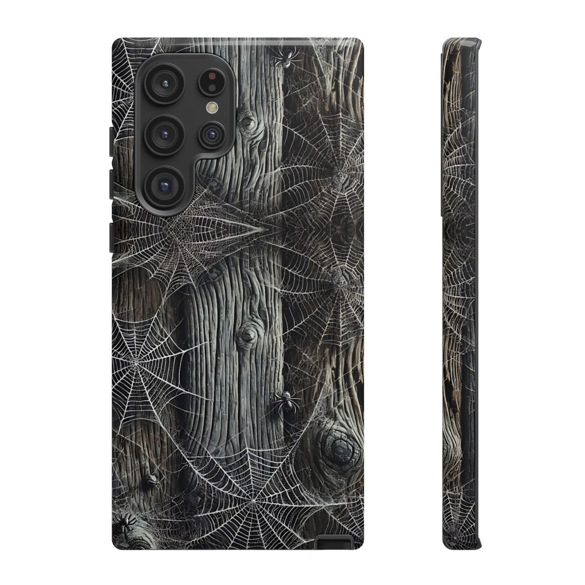 Spiderwebs Barnwood Tough Case
