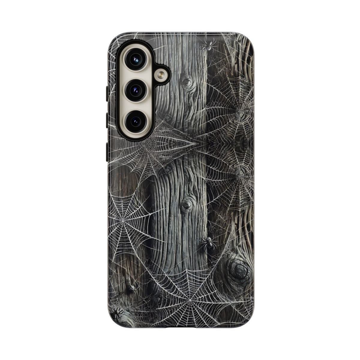 Spiderwebs Barnwood Tough Case