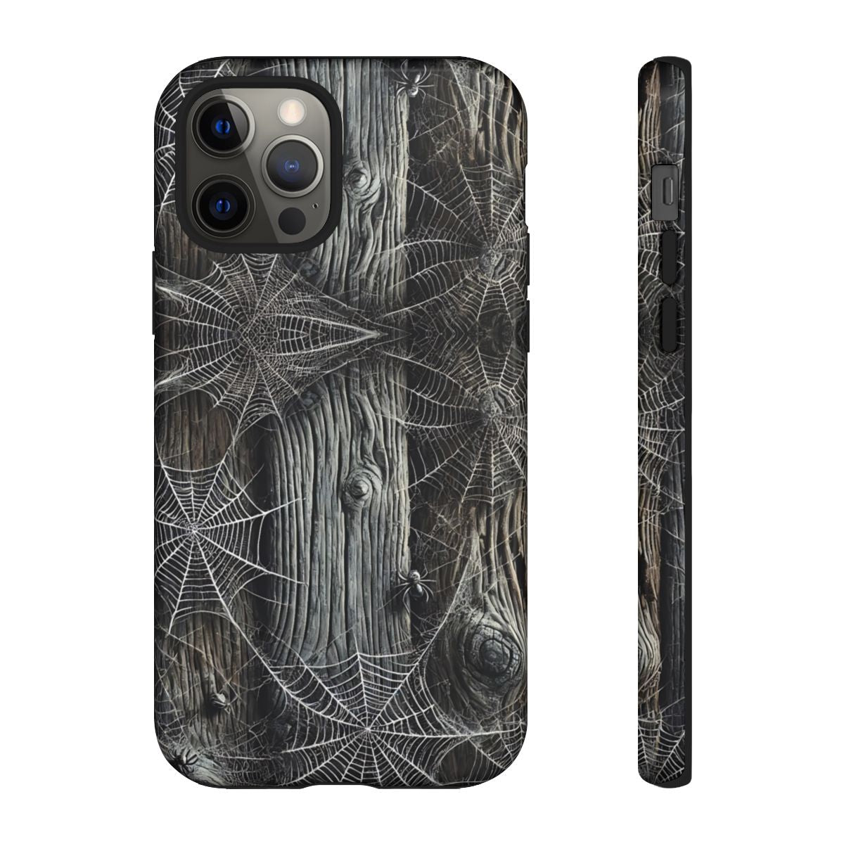 Spiderwebs Barnwood Tough Case