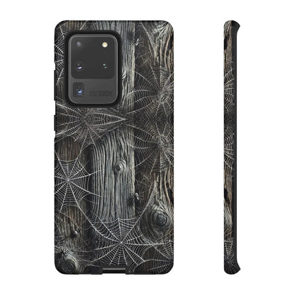 Spiderwebs Barnwood Tough Case