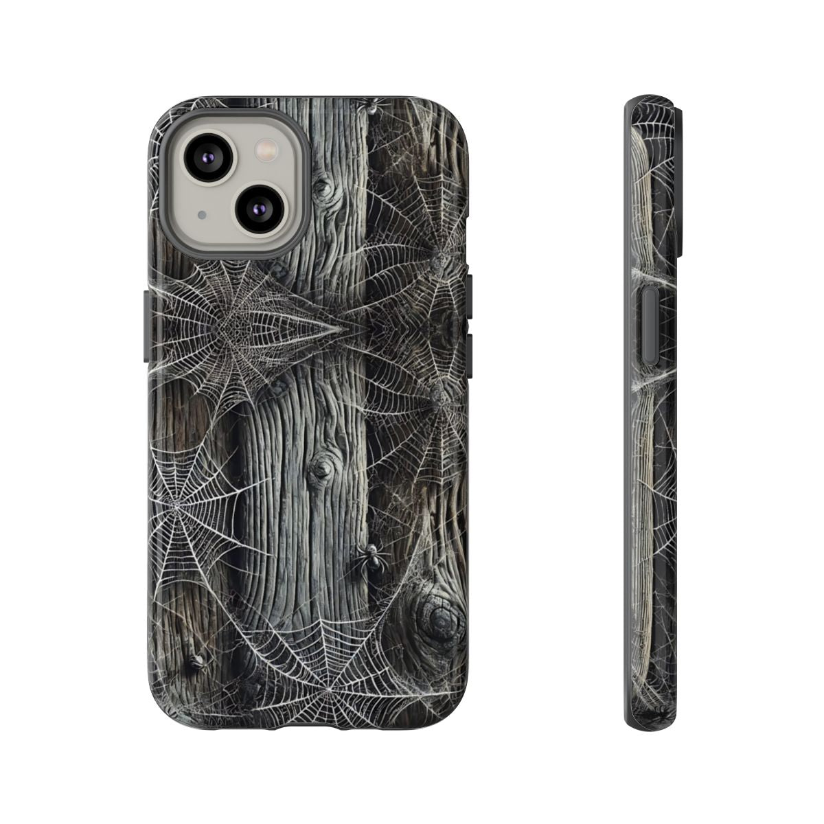 Spiderwebs Barnwood Tough Case