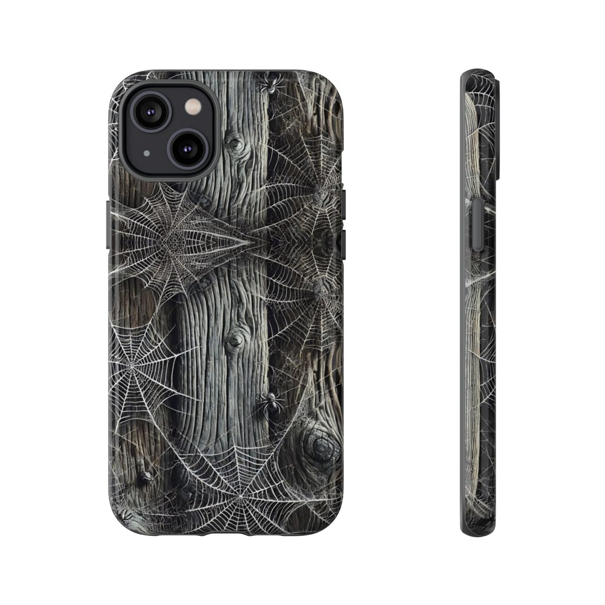 Spiderwebs Barnwood Tough Case