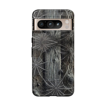 Spiderwebs Barnwood Tough Case