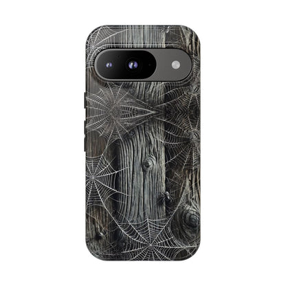 Spiderwebs Barnwood Tough Case