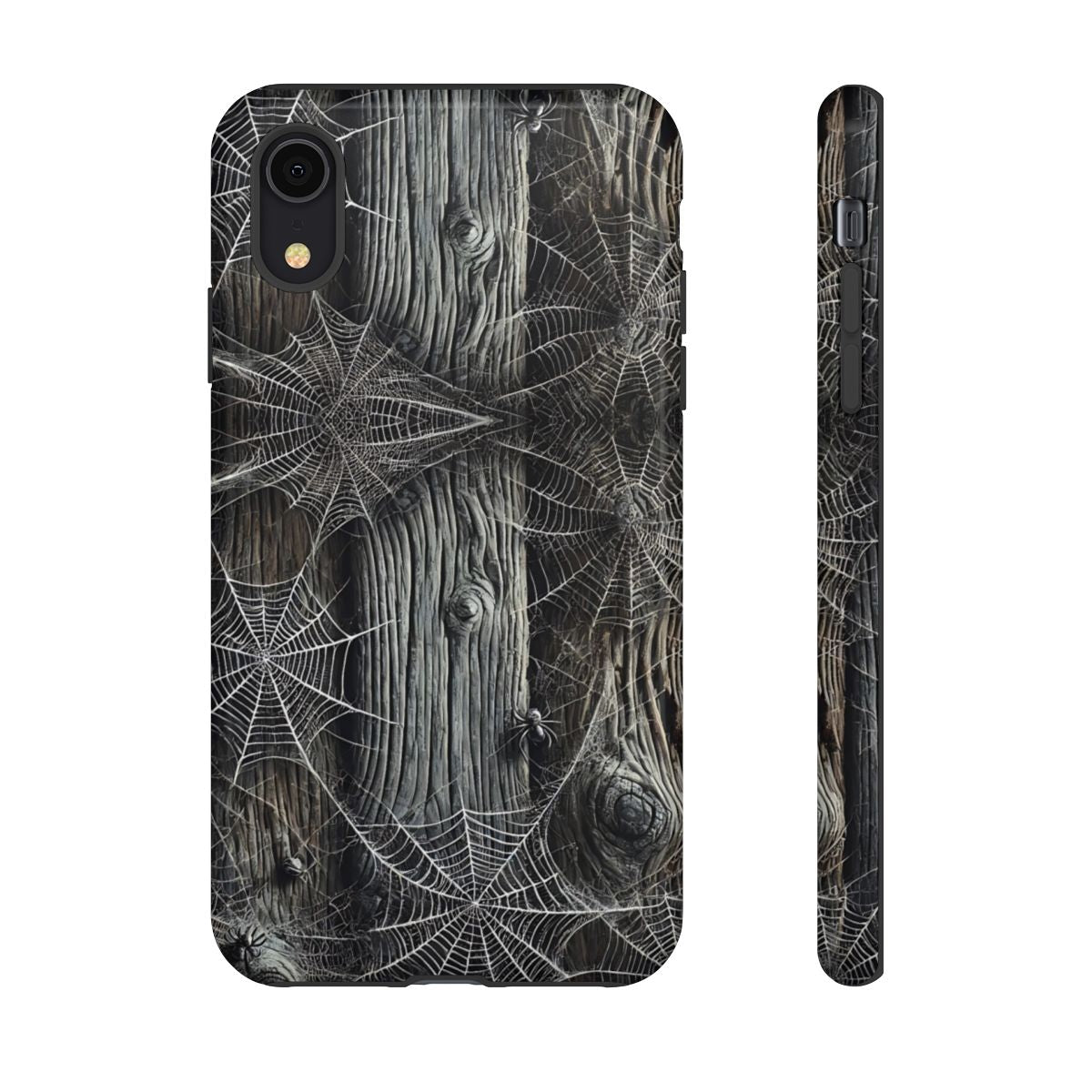 Spiderwebs Barnwood Tough Case