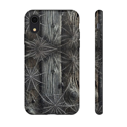 Spiderwebs Barnwood Tough Case
