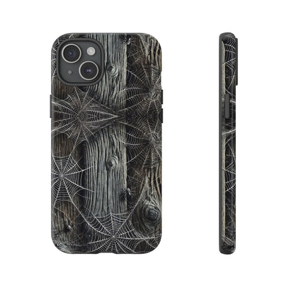 Spiderwebs Barnwood Tough Case