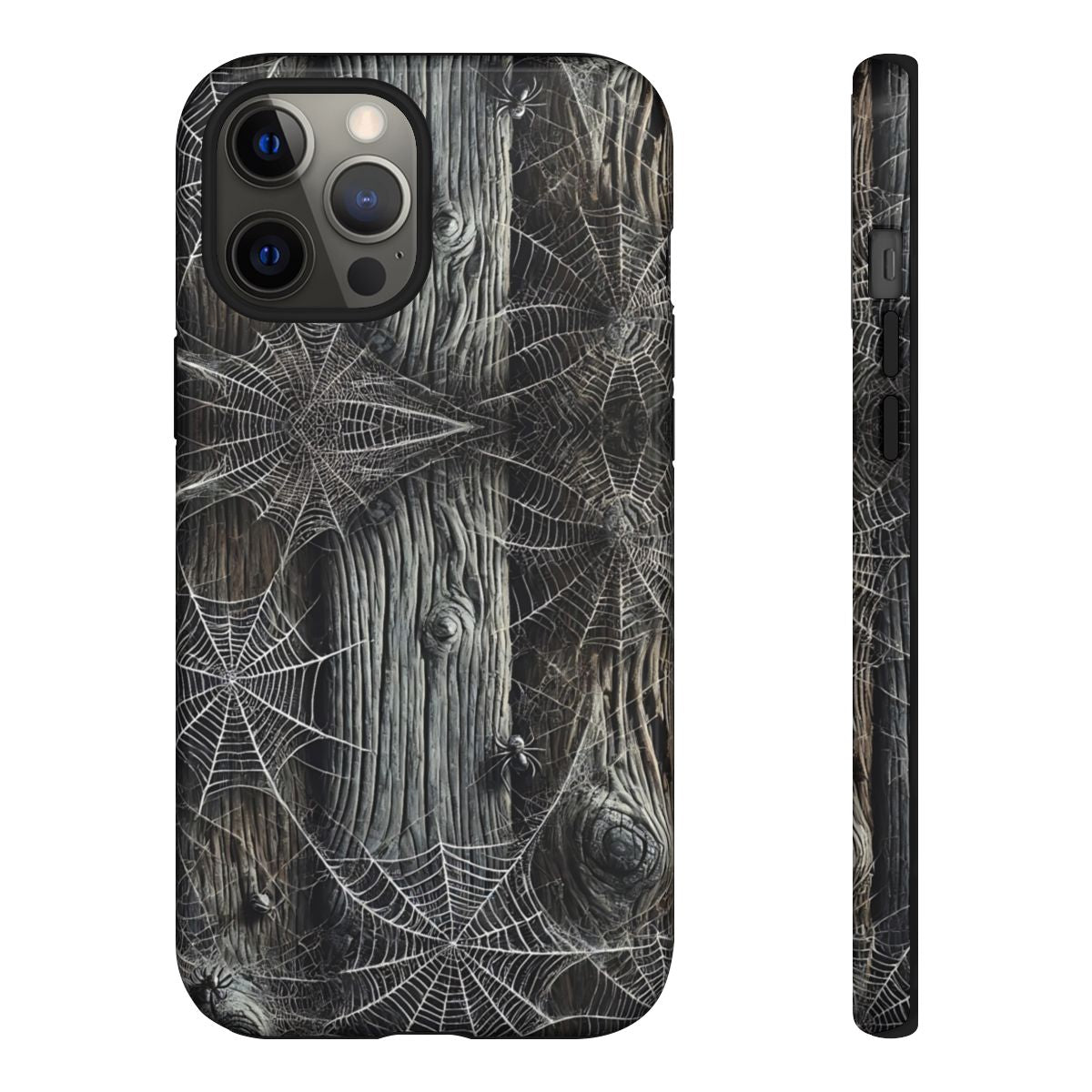 Spiderwebs Barnwood Tough Case