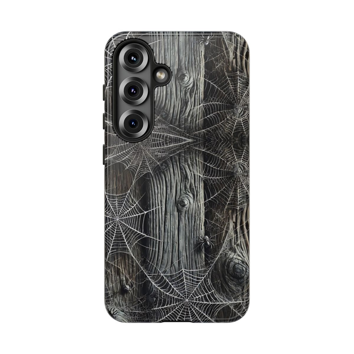 Spiderwebs Barnwood Tough Case