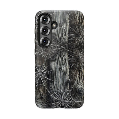 Spiderwebs Barnwood Tough Case