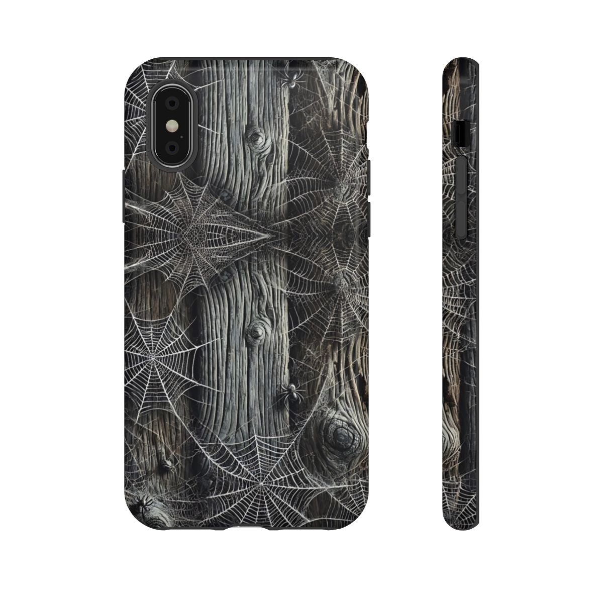 Spiderwebs Barnwood Tough Case